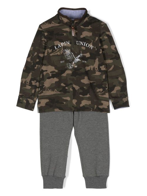 Camouflage-print tracksuit - Green