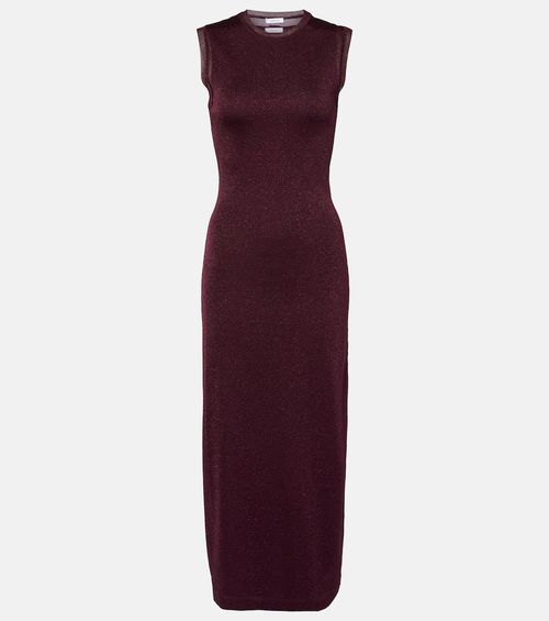 Lurex maxi dress