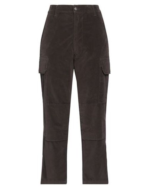 Cigala's Woman Pants Dark brown Size 25 Cotton, Elastane