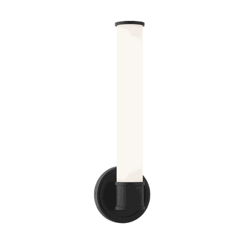 Matteo Steveston 1-Light Wall Sconce In Matte Black