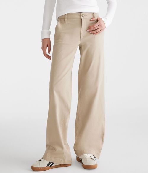 Low-Rise Baggy Wide Leg Pants
