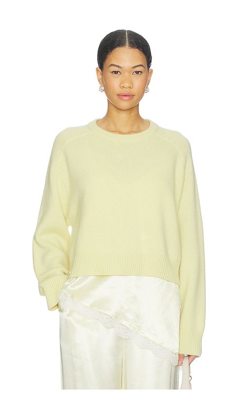 Soft Goat Cashmere Top in Yellow. XS. Also in L