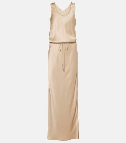 Satin maxi dress