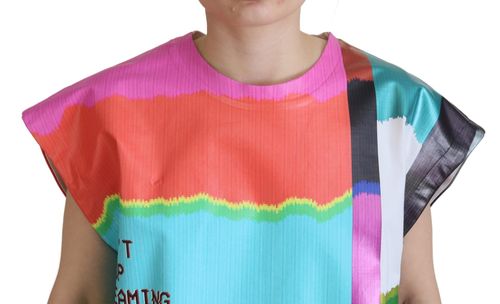 Multicolor TV Print T-Shirt — Multicolor
