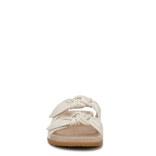 Women's Elara Slide Sandals (Ivory Leather)