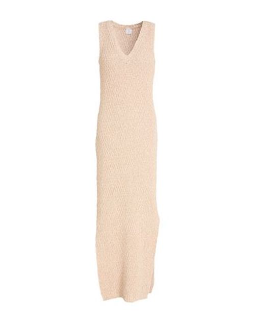 Woman Maxi dress Beige Size S Cotton, Polyamide