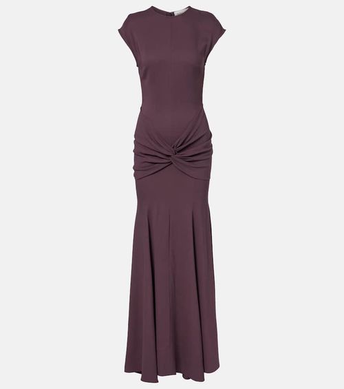 Ames gathered jersey maxi dress