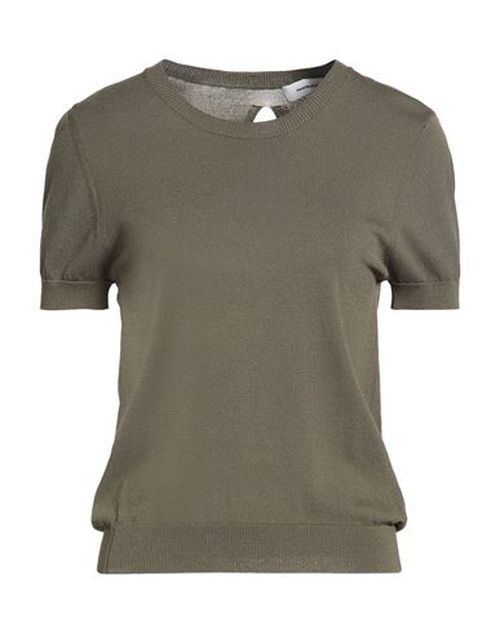 Woman Sweater Military green Size 2 Viscose, Polyamide