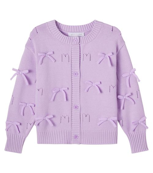 Bow-detail cardigan