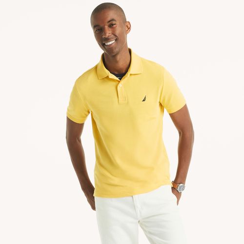 Slim Fit Interlock Deck Polo