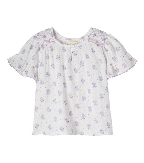 Feliza floral cotton gauze blouse