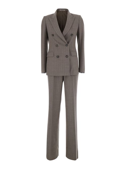 Paris Pant Suit — Beige