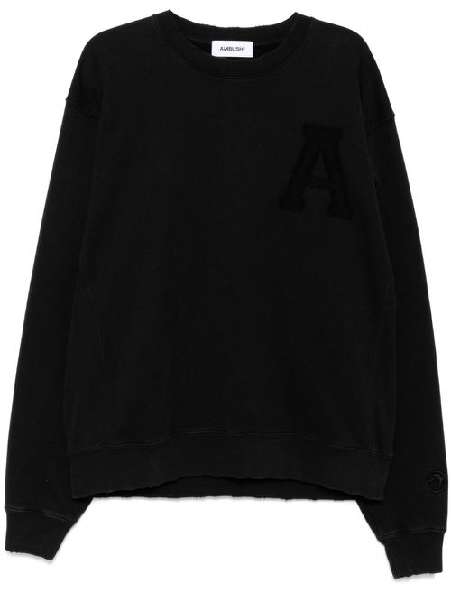 Distressed sweatshirt - Black