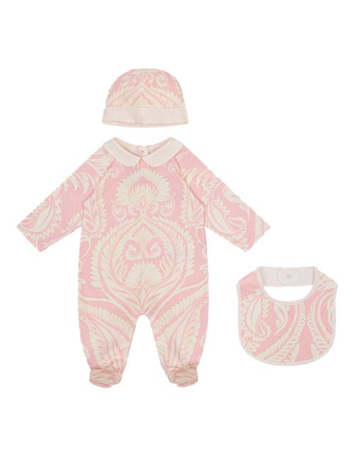 Paisley-print pajamas - Neutrals