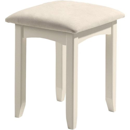 Stone White Dressing Stool