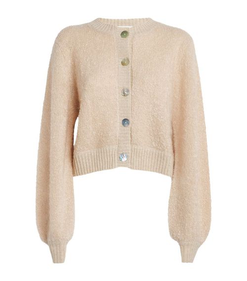 Mohair Bouclé Jackson Cardigan