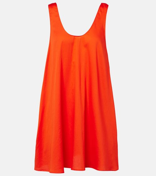 Yoko cotton poplin minidress