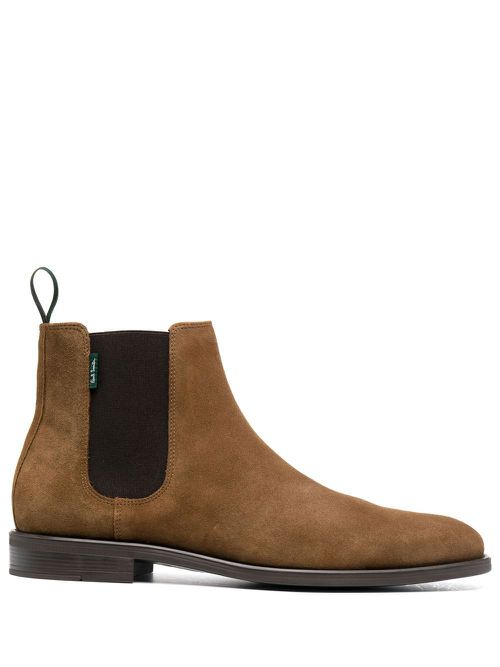 Cedric almond-toe Chelsea boots - Brown