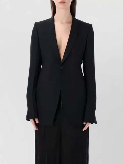 Rick Owens - soft tailoring blazer long line
