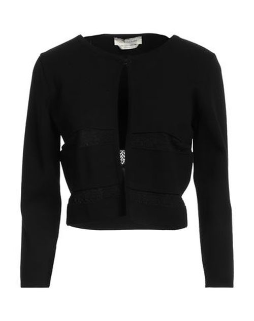 Woman Cardigan Black Size 8 Viscose, Polystyrene