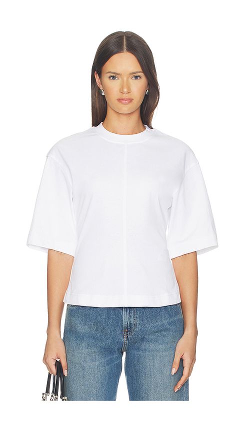 SAMSOE SAMSOE Sadisas T-shirt in White. L. Also in XS