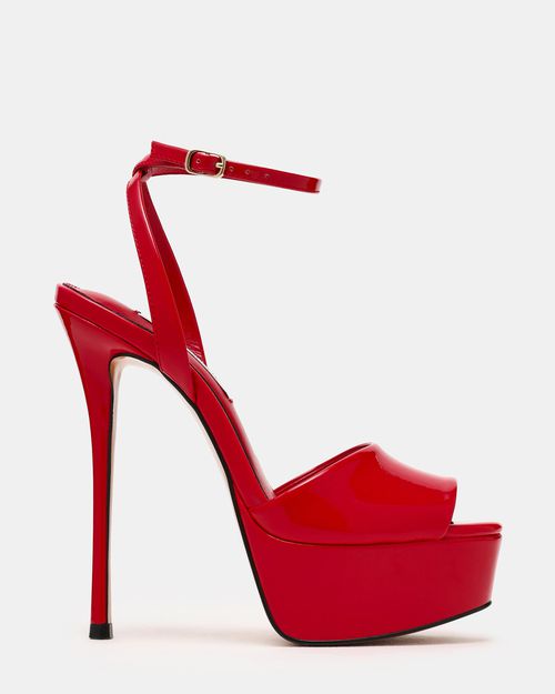 Steve Madden Women's Jezzica Platform Heels - Red - - Synthetic