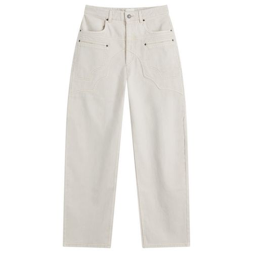 Women's Beryl Cargo Jeans in Ecru