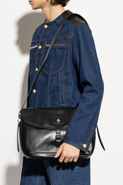 Bally Leather Bag, Men's, Black