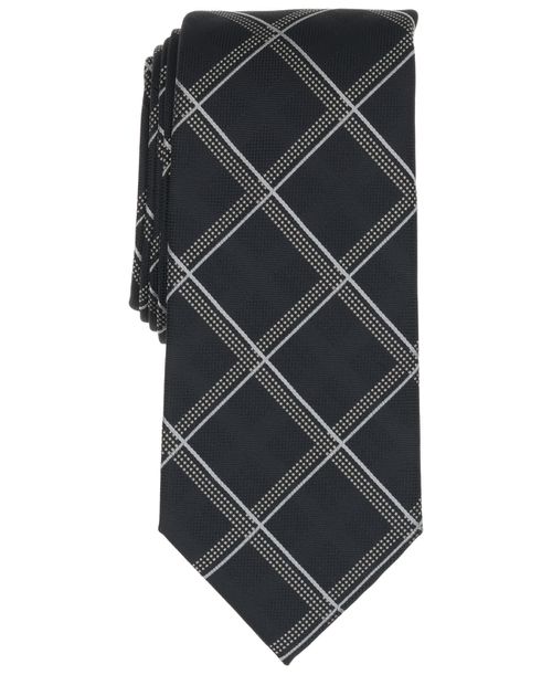 Men's Maison Grid Tie - Black