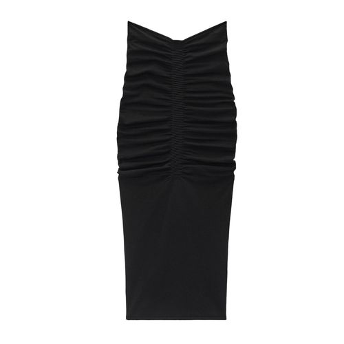Ruched Maxi Skirt