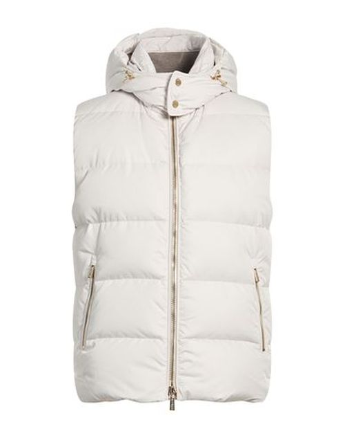 Man Vest Off white Size 38 Polyester