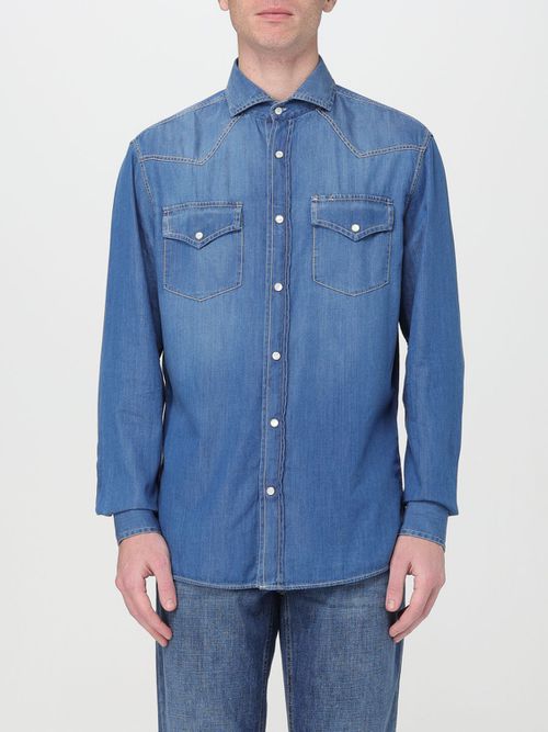 Shirt Men color Blue 1