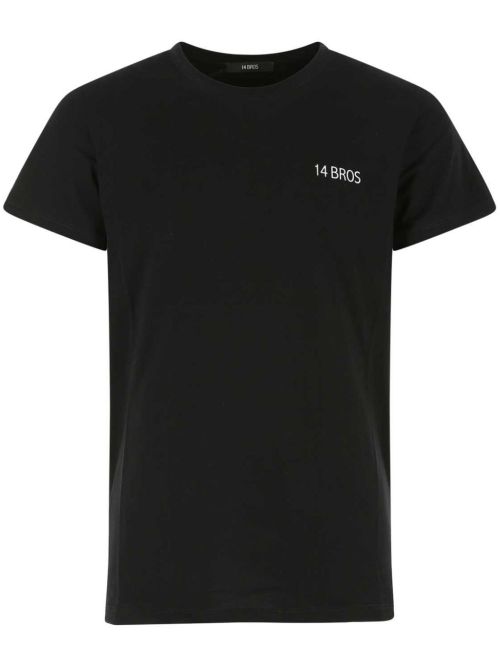 Printed cotton T-shirt - Black