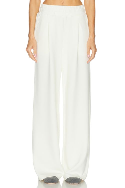 Varley The Extra Wide Leg 32 Pant in Egret - Cream. XS also in L