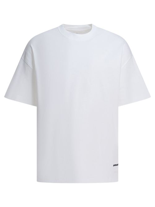 S/S Link Script T-Shirts White