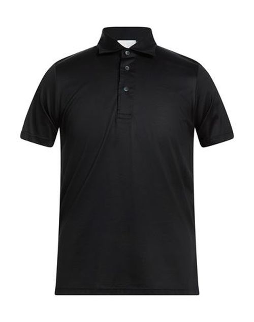 Man Polo shirt Black Size M Cotton