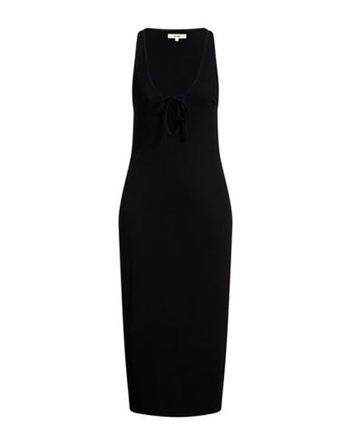 Woman Midi dress Black Size XS/S Rayon, Elastane