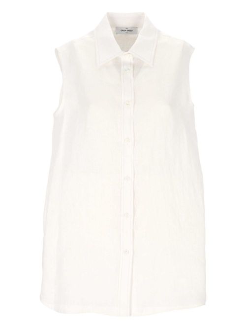 Gran Sasso liene shirt - White