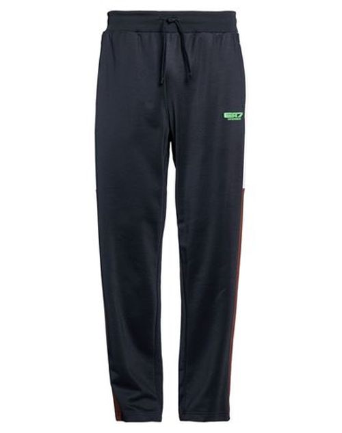 Man Pants Navy Size L Polyester, Cotton