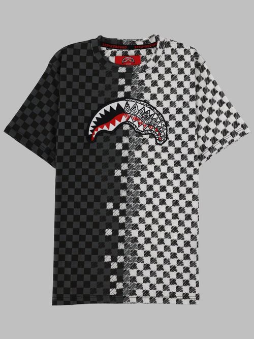 Sprayground Checkered Sketch Regular T-Shirt