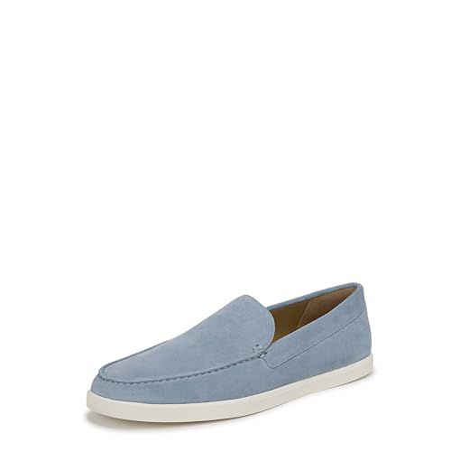 Vince Mens Sonoma Loafer Smoke Grey Woven Suede