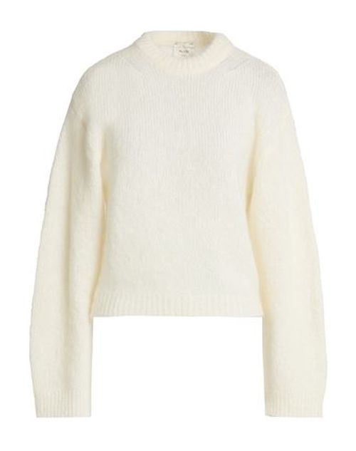 Woman Sweater Cream Size L Mohair wool, Polyamide, Elastane