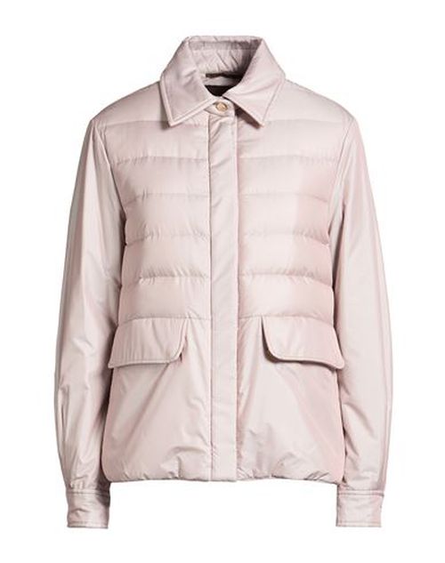 Woman Puffer Taupe Size 10 Polyester, Polyamide