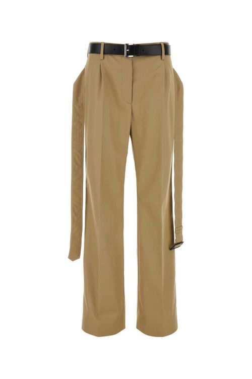 Twill Trousers — Beige