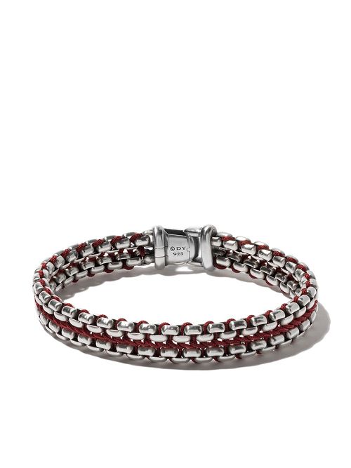 David Yurman Woven Box Chain ブレスレット スターリングシルバー - SSRD