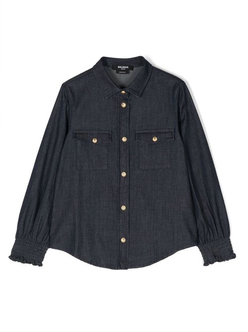 Button-down fastening shirt - Blue