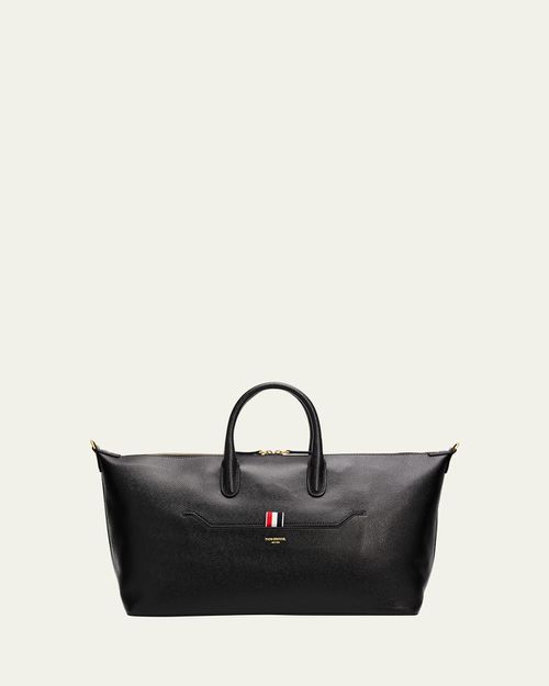 Men's Soft Pebble Grain Medium Duffle Bag