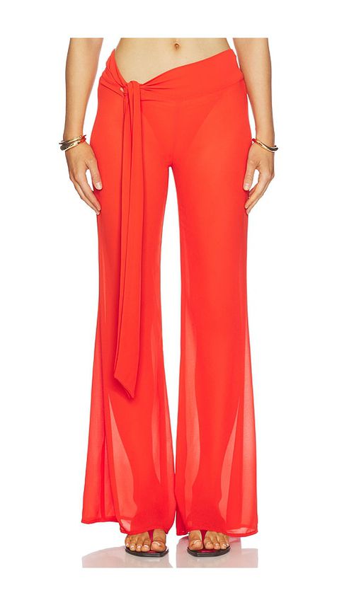 Bananhot Bowie Pants in Red. - S also in XS, M
