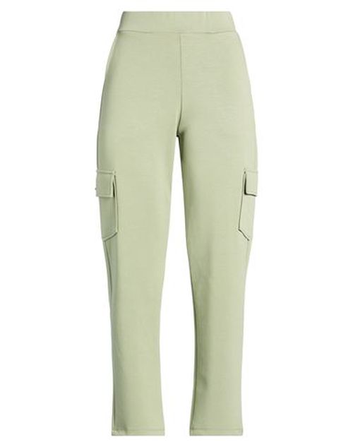 Woman Pants Sage green Size S Modal, Polyester, Elastane