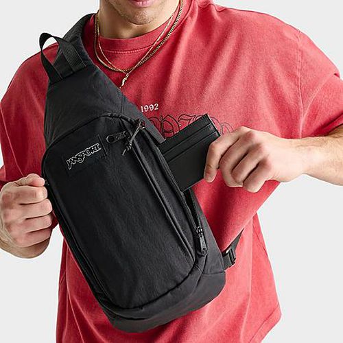 Move Sling FX Crossbody Bag in Black
